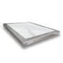Wallity Juego de 7 Espejos de Cristal Plata 24 x 24 cm